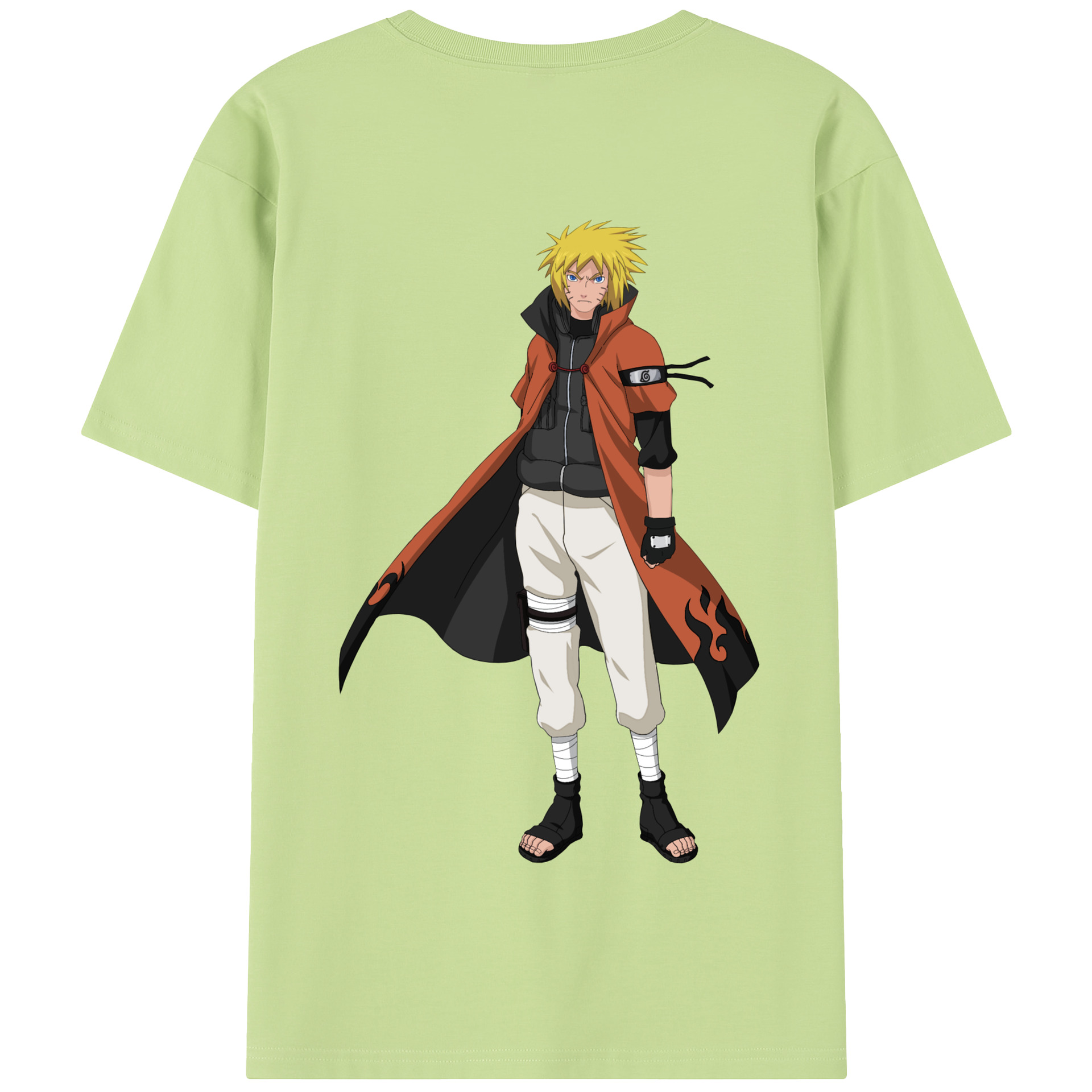 （画像用） NARUTO -ナルト- うずまき ナルト Uzumaki Naruto 綿100％半袖Tシャツ（背面プリント）
